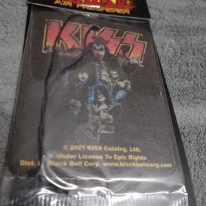 KISS ROCK N ROLL BAND VANILLA CAR AIR FRESHENER